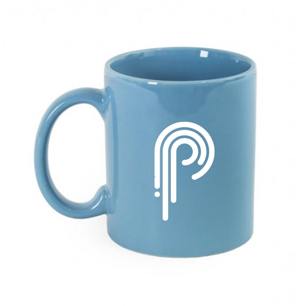 Керамическая чашка с логотипом AURA 340 мл