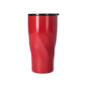 Термокружка металлическая Optima AROMA 590 мл, красная с логотипом Фото 3