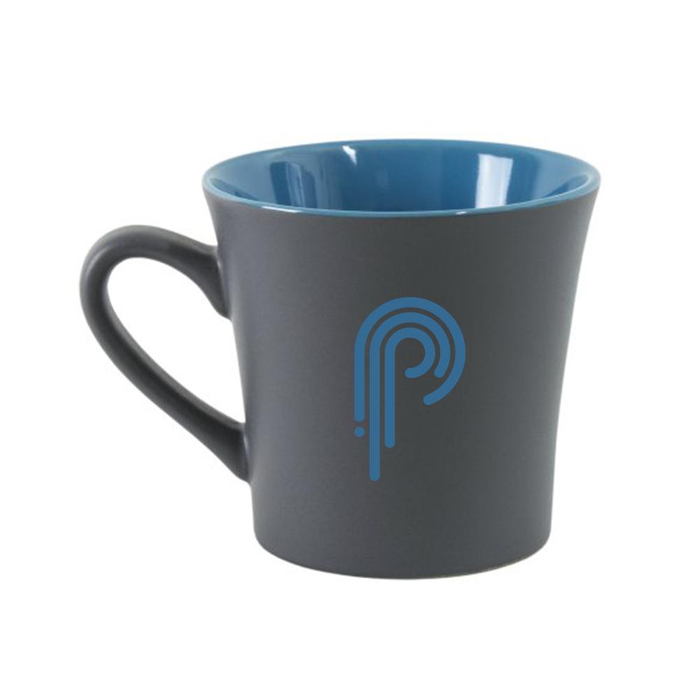 Чашка с логотипом MARCELA матовая и глянцевая внутри, 360 мл