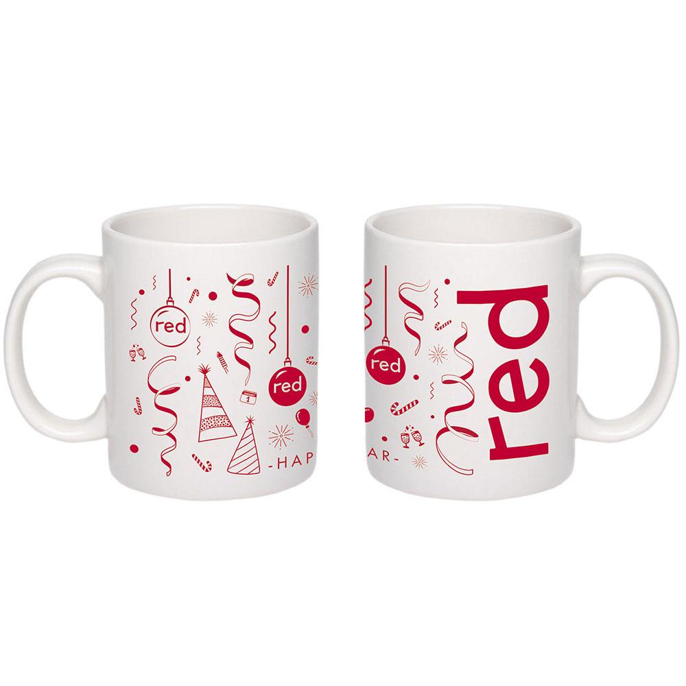 Чашка белая с логотипом (цена с нанесением)