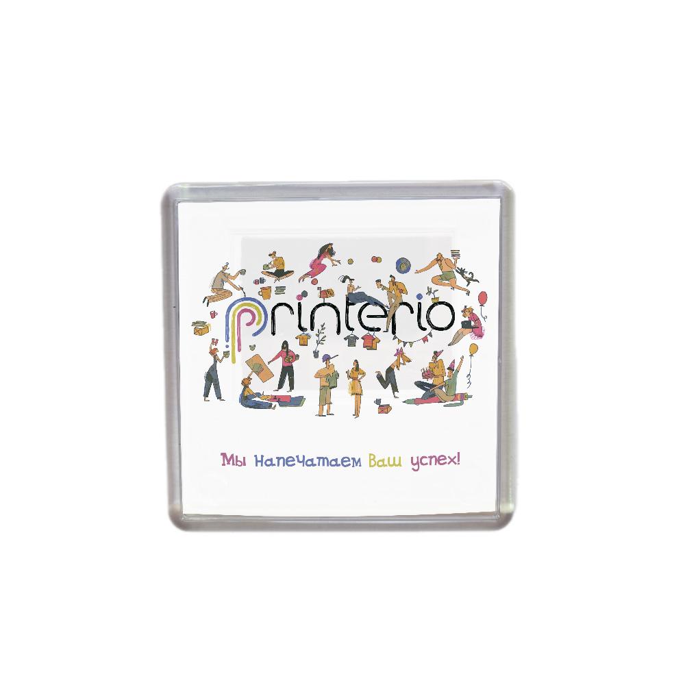 Акриловый магнит с логотипом