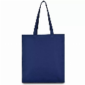 Эко-сумка цветная 240 г/кв.м с логотипом на длинных ручках
