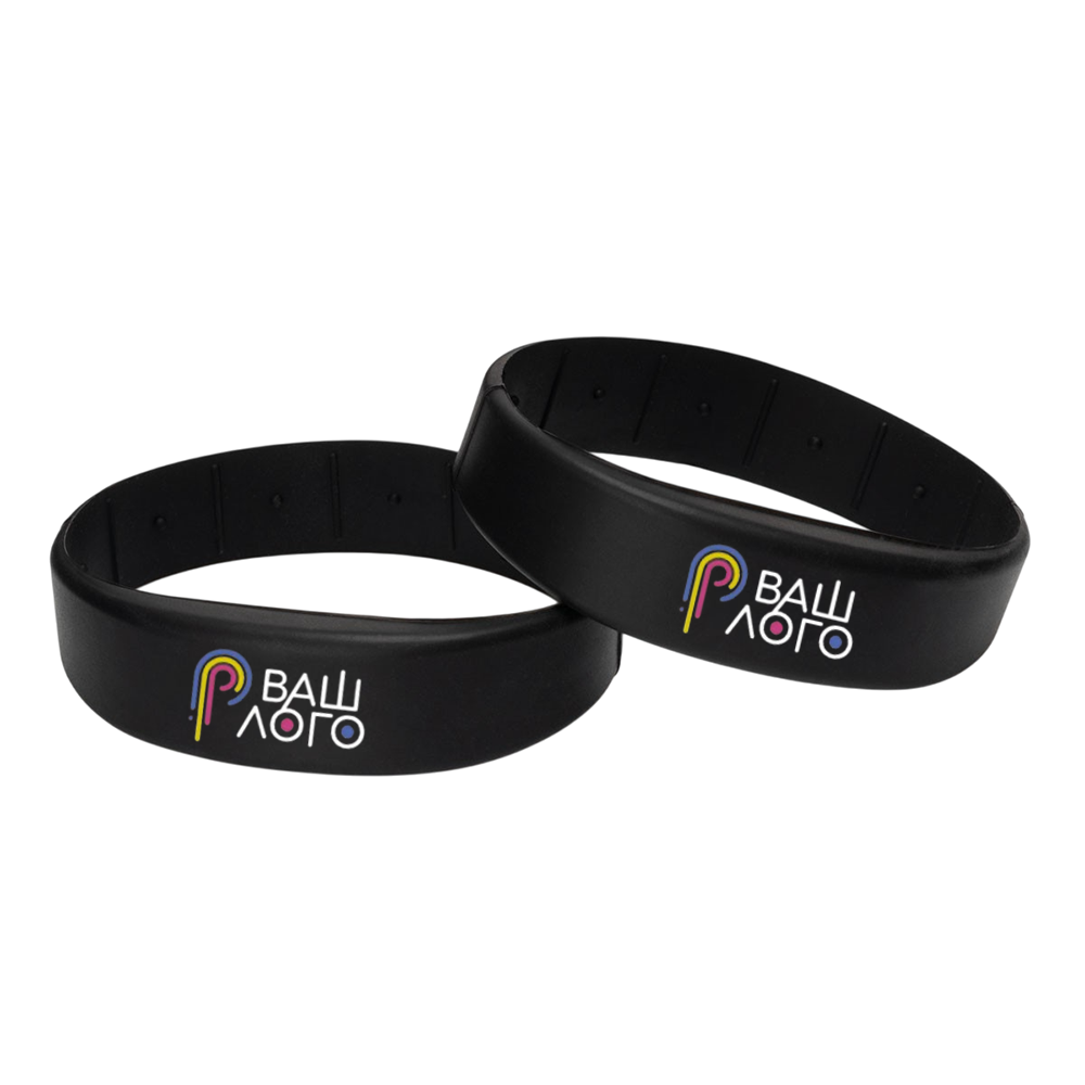 Силиконовый браслет с RFID чипом для нанесения логотипа