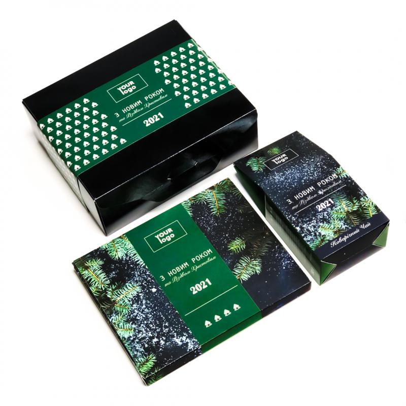 Подарочный набор Шоколад с чаем с логотипом 150 г