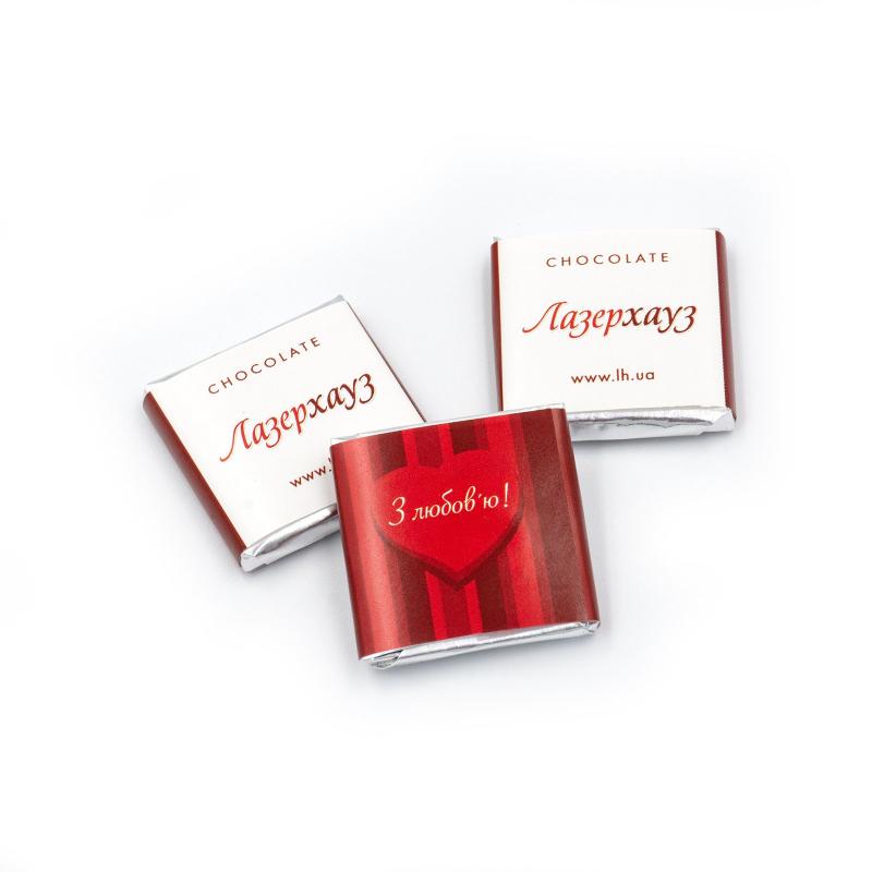 Шоколад с логотипом 4 г