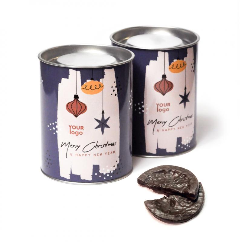 Коробка конфет Orange с Вашим лого 150 г Тубус