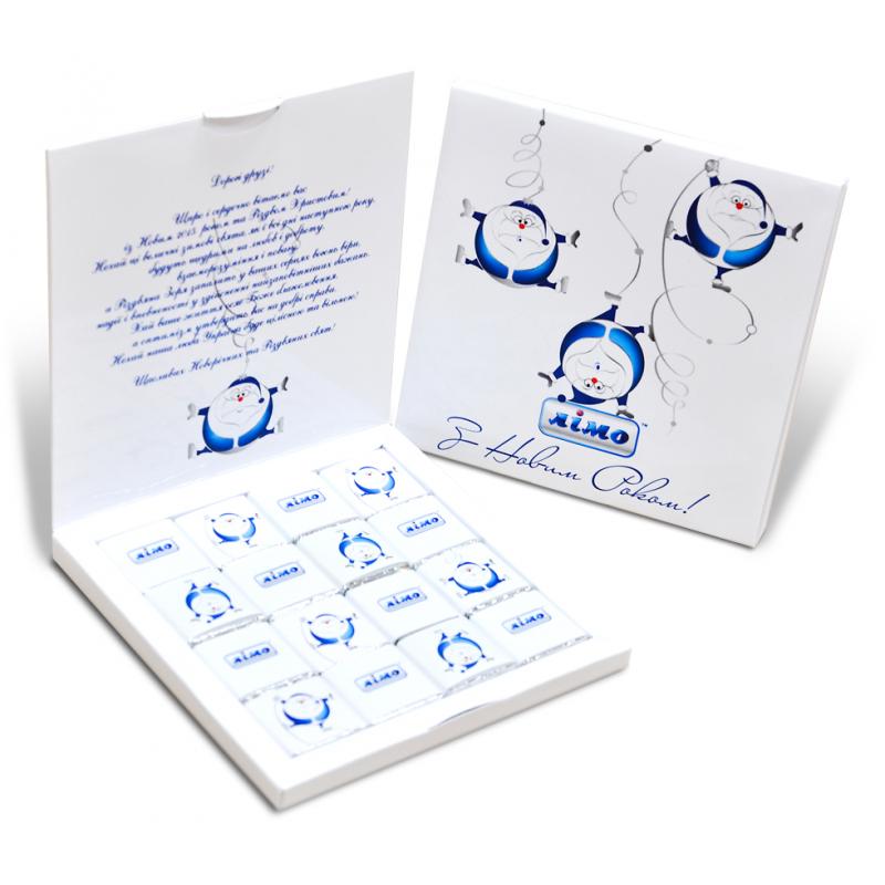 Шоколадный набор Книга с логотипом 80 г