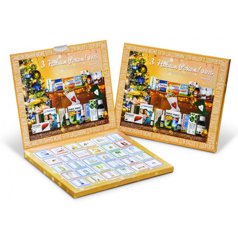 Шоколадний набір Книга з логотипом компанії 150 г