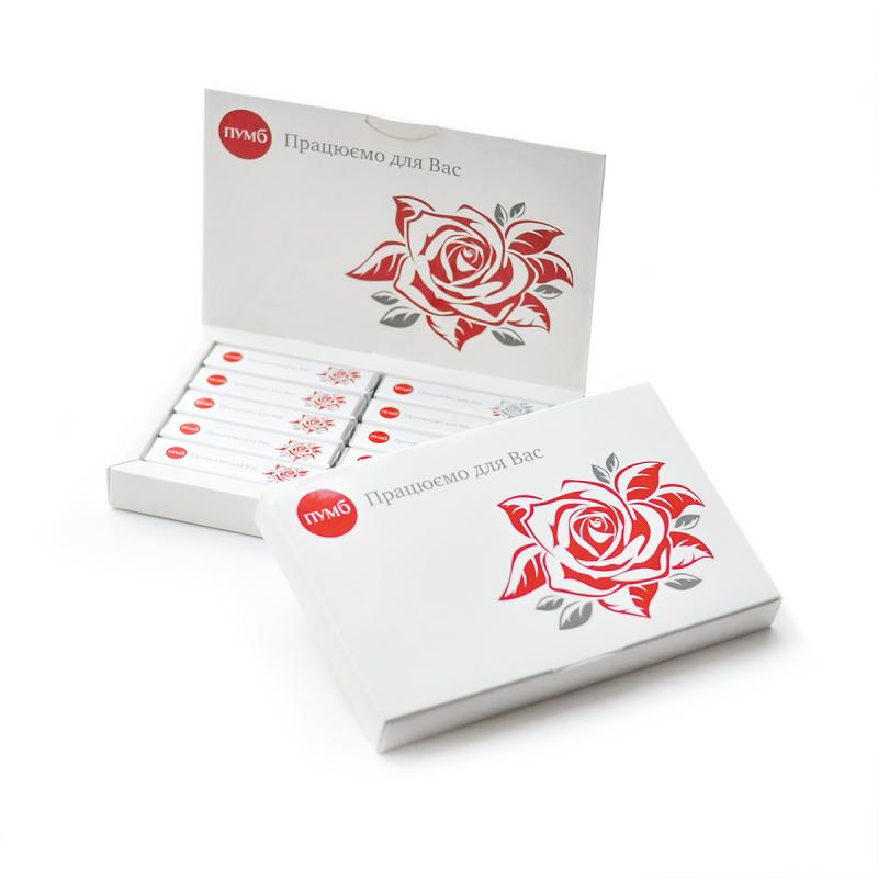 Шоколадний набір Ригель з лого 125 г