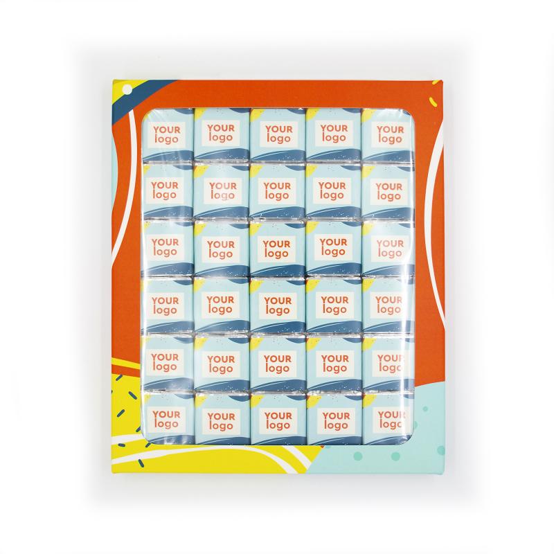 Шоколадный набор с лого 150 г Крышка-дно