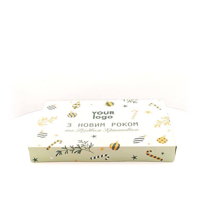 Коробка цукерок Gold Nut з логотипом 205 г