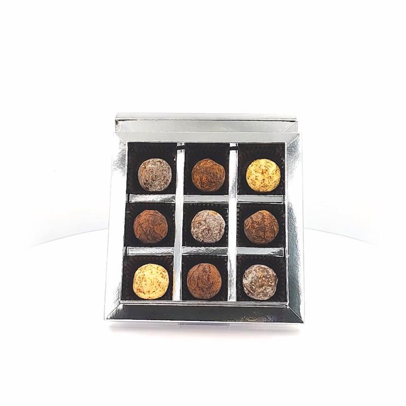 Шоколадный набор French truffle box со своим лого 110 г