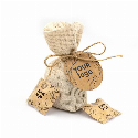 Джутовый мешочек (46, 65, 66 г) с логотипом крафт Фото 5