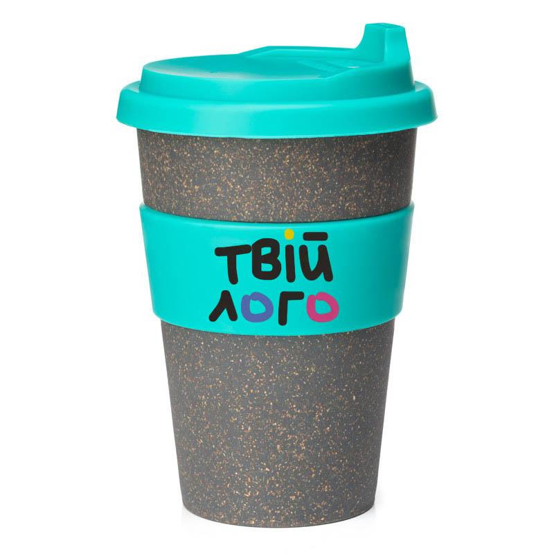 Эко чашка из бамбукового волокна 450 мл с логотипом