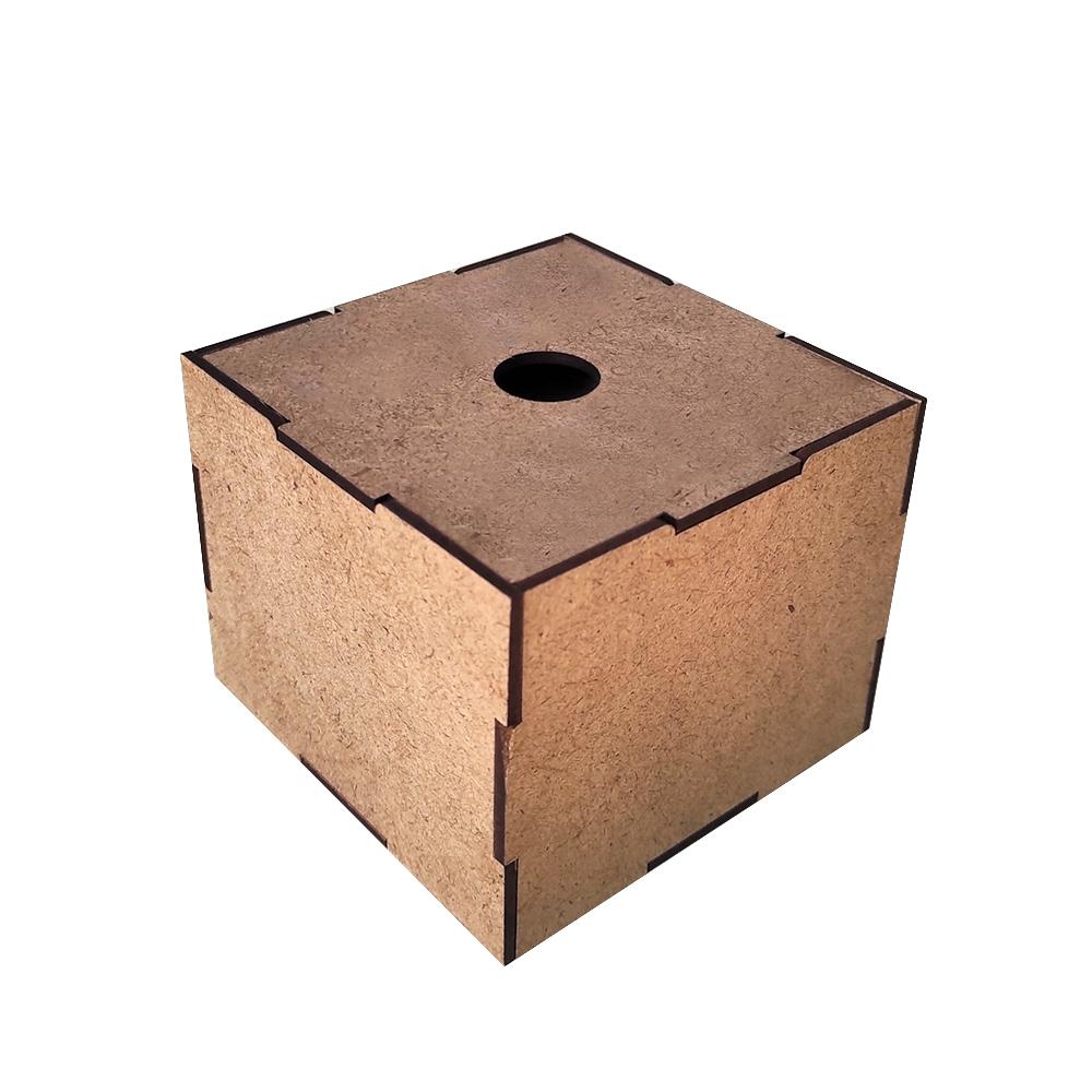 Короб из ДВП с индивидуальным логотипом