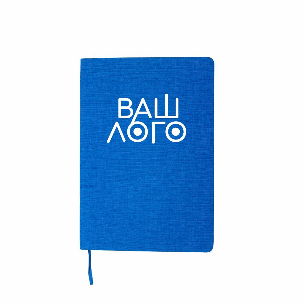 Блокнот в клетку А5 Tessil с логотипом мягкая обложка