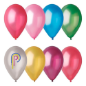Воздушный шарик латексный Gemar 12" металлик для печати логотипа