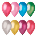 Воздушный шарик латексный Gemar 12" металлик для печати логотипа Фото 2