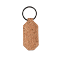 Брелок для ключей пробковый с кольцом овальный 32мм 68х33мм с брендированым лого Фото 3