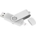 Металлическая флешка TWISTER USB 3.0 Type-C OTG с логотипом 64 Gb Фото 4