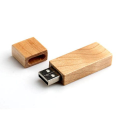 Деревянная флешка USB 2.0 прямоугольная с логотипом 16 Gb