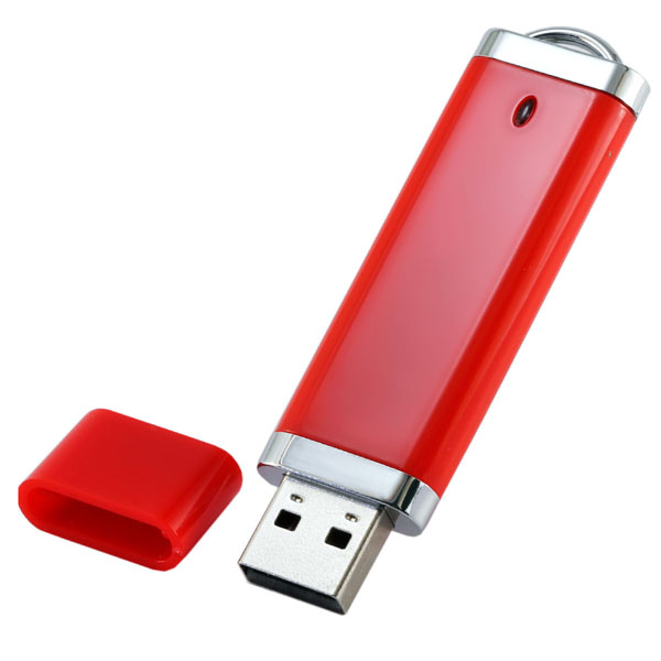 Пластиковая флешка Промо USB 2.0 с крышечкой с вашим лого 16 Gb