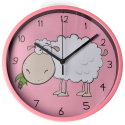 Настенные часы пластиковые Optima LITTLE LAMB с вашим лого 22.5 см
