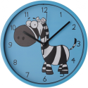 Настенные часы пластиковые Optima LITTLE ZEBRA с вашим лого 22.5 см