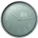 Настенные часы пластиковые Optima PASTEL с вашим лого 37.8 см