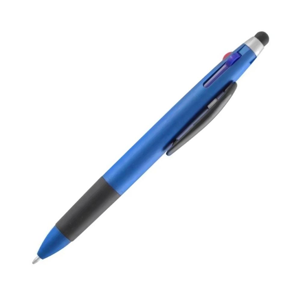 Ручка-стилус с тремя цветами с логотипом