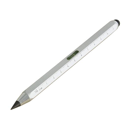 Вечный карандаш Infinity 4 в 1 из переработанного алюминия с лого 156 мм