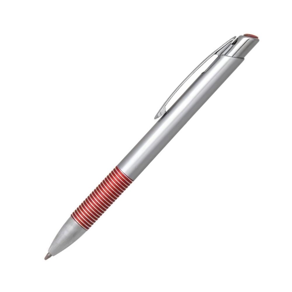 Двухцветная ручка с логотипом пластиковая автоматическая