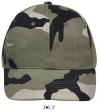 Бейсболка с логотипом из хлопка с начесом SOL'S BUFFALO