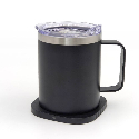 Чашка с подогревом ThermoHub 15W с LED индикатором с логотипом