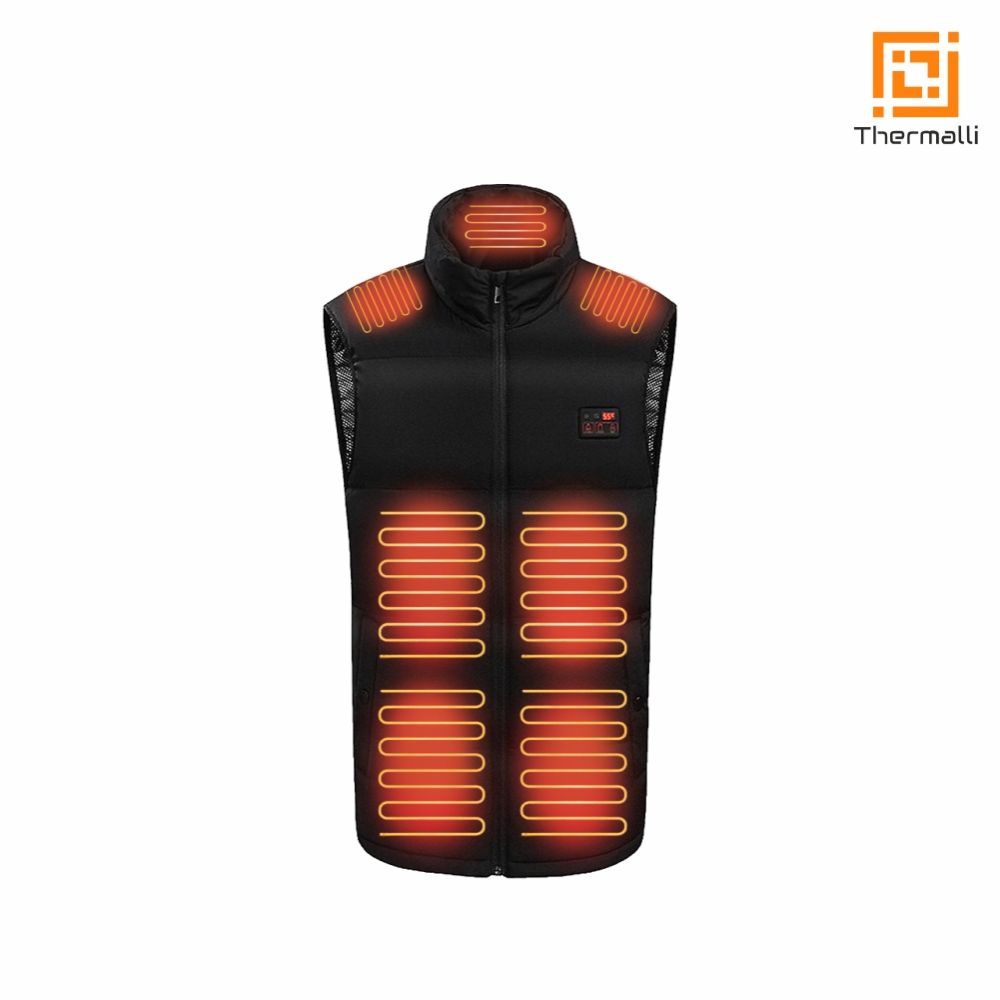 Жилет с подогревом Thermalli Morzine унисекс с Вашим лого