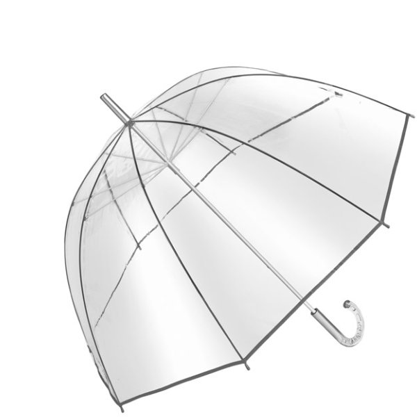 Парасоля купольна BELLEVUE прозора з вашим логотипом