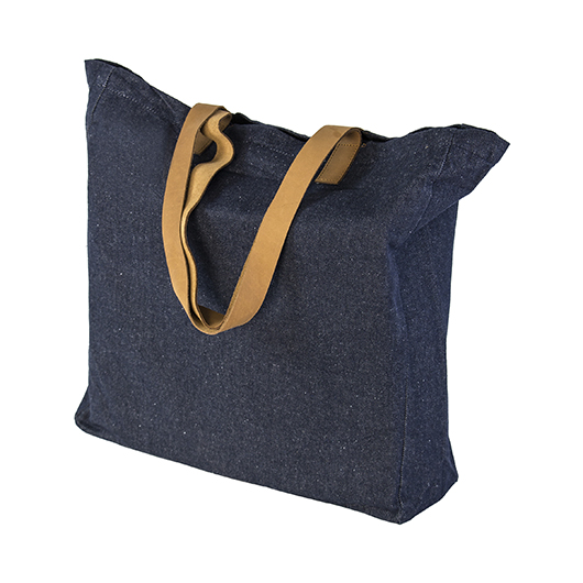 Сумка з деніму Pasadena для покупок 38x10x40 см з логотипом