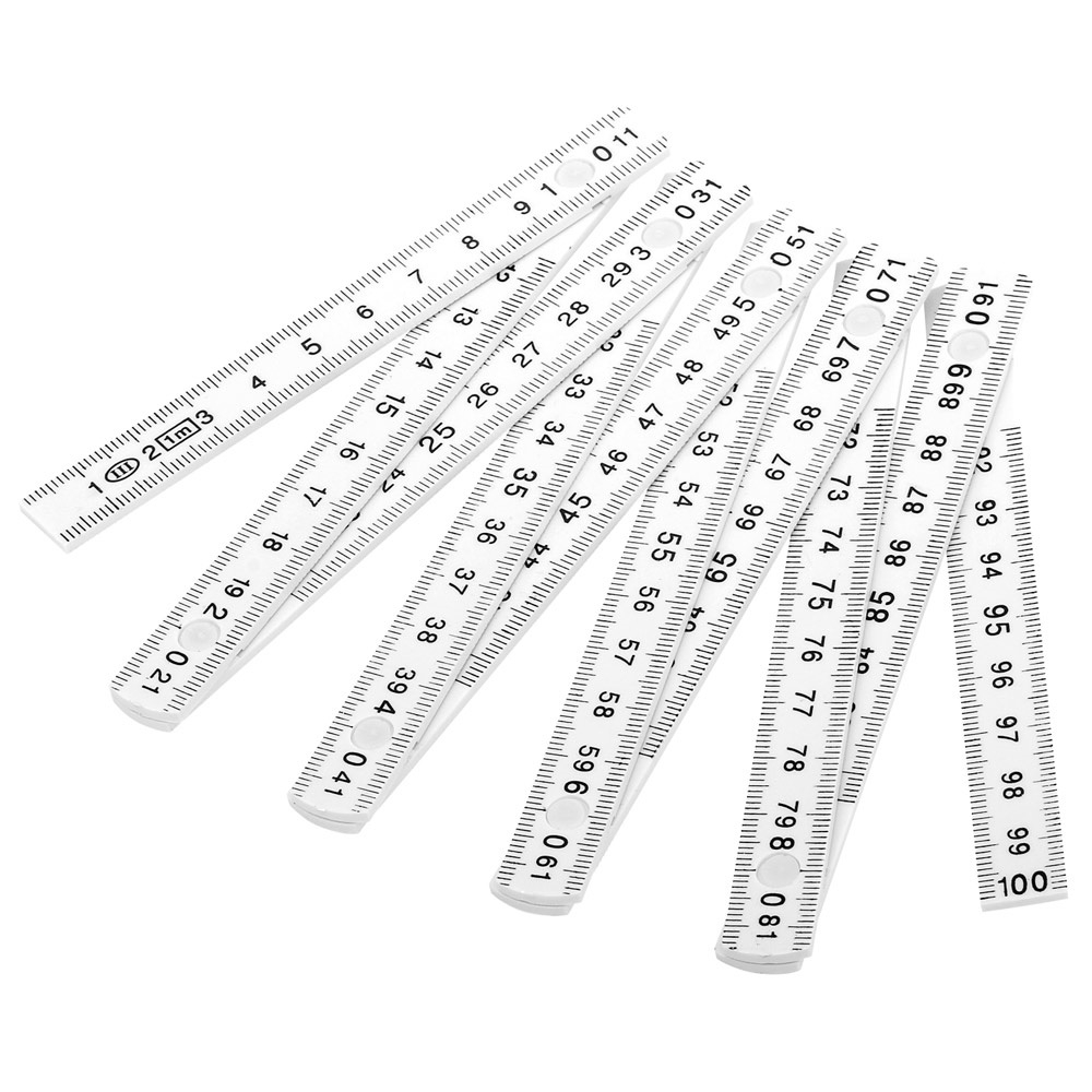 Линейка складная 1 м пластиковая с вашим логотипом