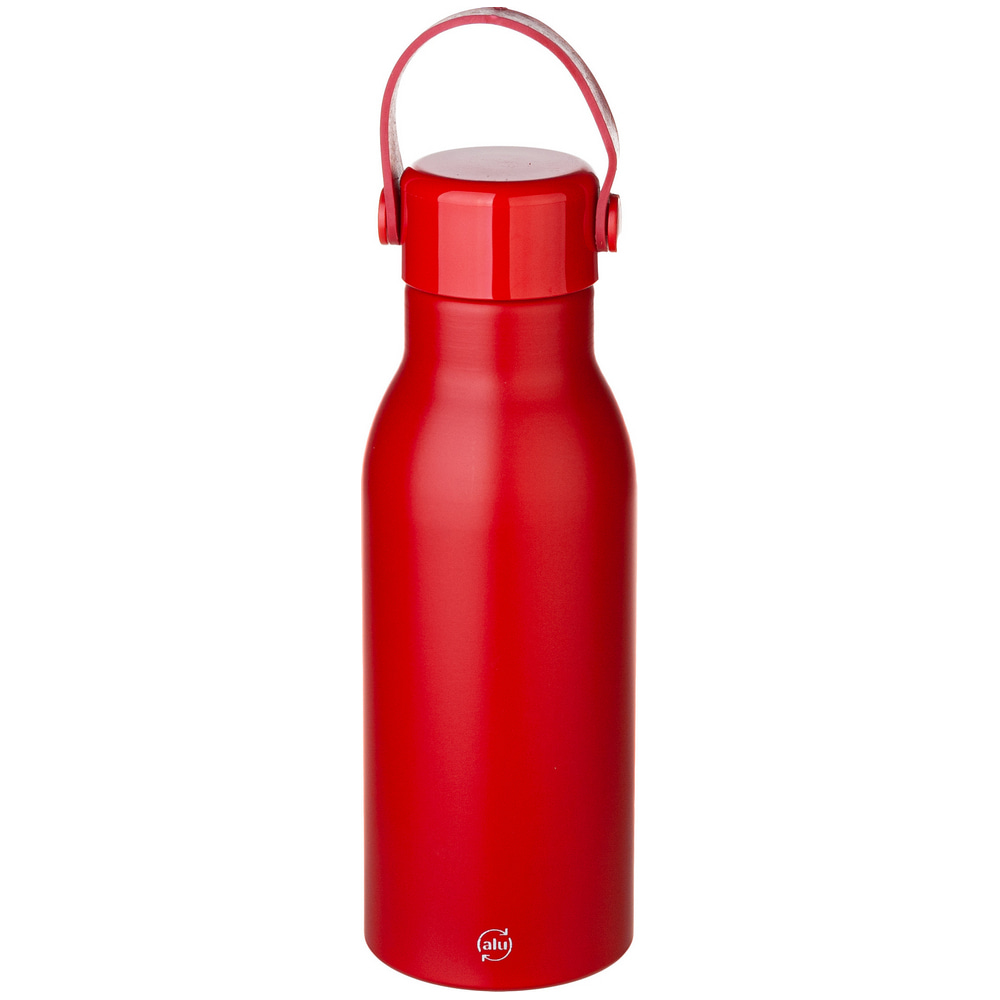 Бутылка для воды Jakob из переработанного алюминия с лого 700 мл