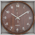 Часы настенные деревянные Natural Optima с вашим логотипом 25.7 см Фото 2