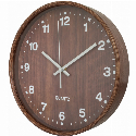 Часы настенные деревянные Natural Optima с вашим логотипом 25.7 см Фото 3