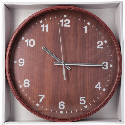 Часы настенные деревянные Natural Optima с вашим логотипом 25.7 см Фото 6