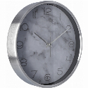 Часы настенные металлические Optima MARBLE с логотипом 25.2 см Фото 4