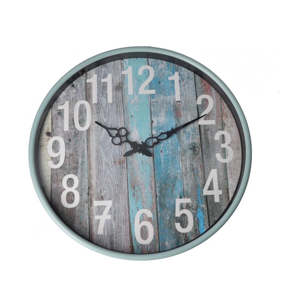 Часы настенные пластиковые Optima RETRO с логотипом 37.8 см