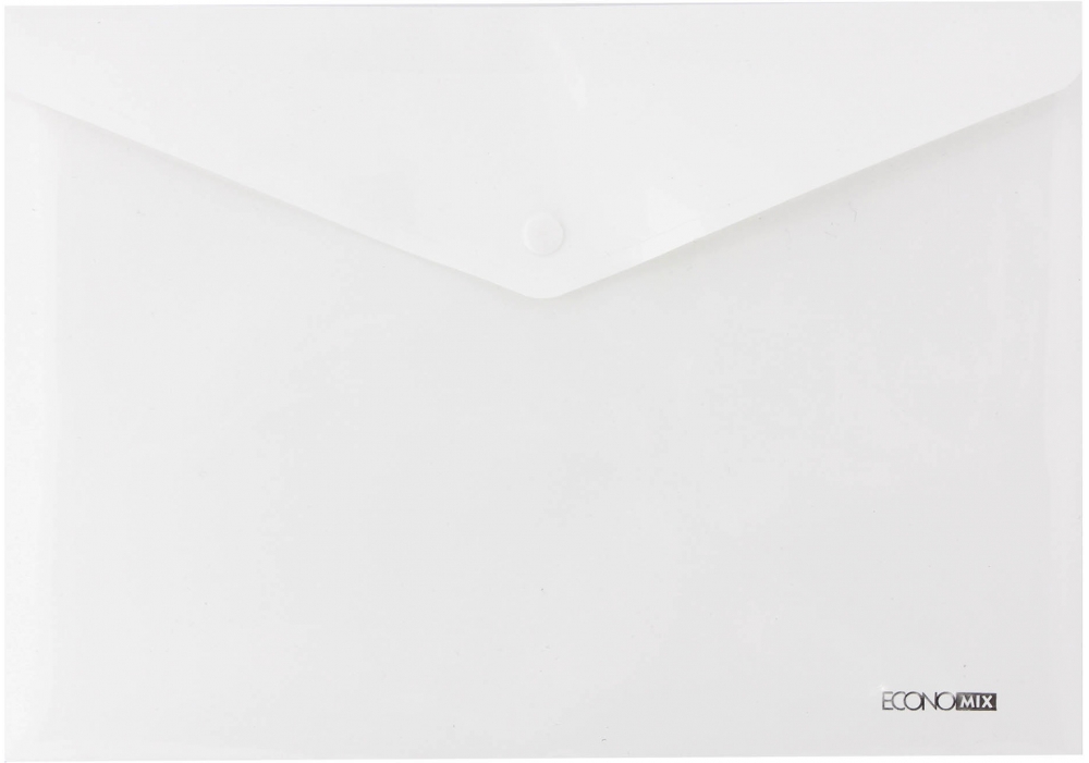 Папка-конверт В5 на кнопке с печатью логотипа