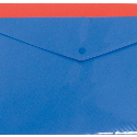 Папка-конверт А4 непрозора на кнопці з лого
