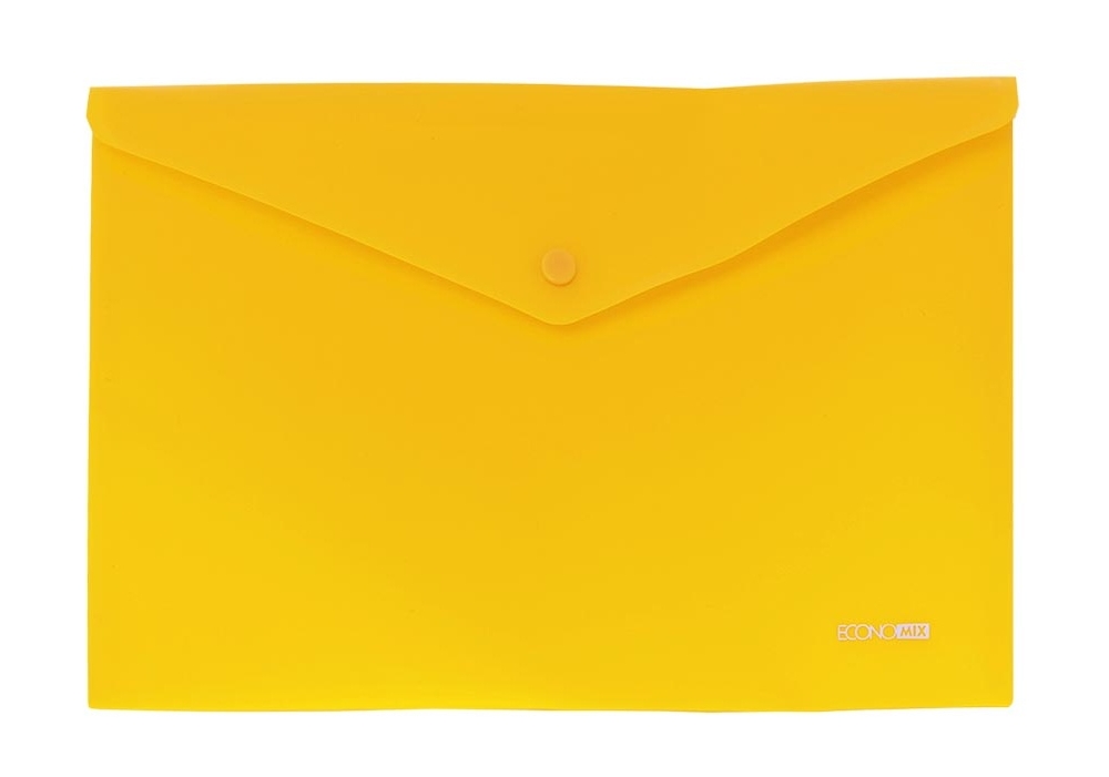 Папка-конверт А4 непрозора на кнопці з лого