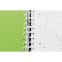Блокнот в клетку А4, пластиковая обложка, с разделителями и перфорацией, 120 л с логотипом Фото 4