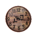 Настенные часы пластиковые Optima ANTIQUE с вашим лого 37.8 см
