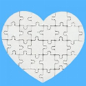 Пазл "Сердце"на 30 элементов для печати вашего дизайна и логотипа Фото 2